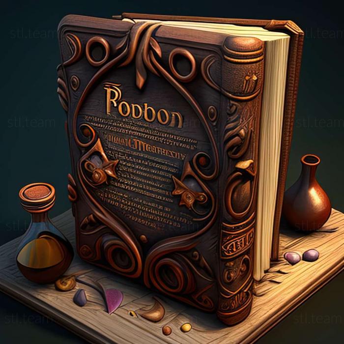 3D model Wonderbook Book of Potions game (STL)